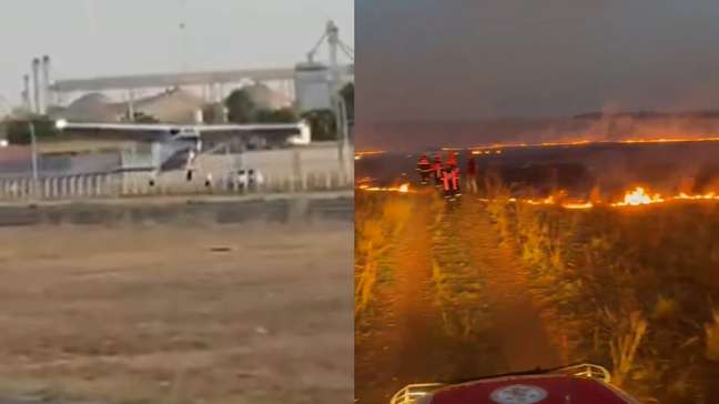 Queda de avião de pequeno porte mata dois pilotos em fazenda em Mato Grosso