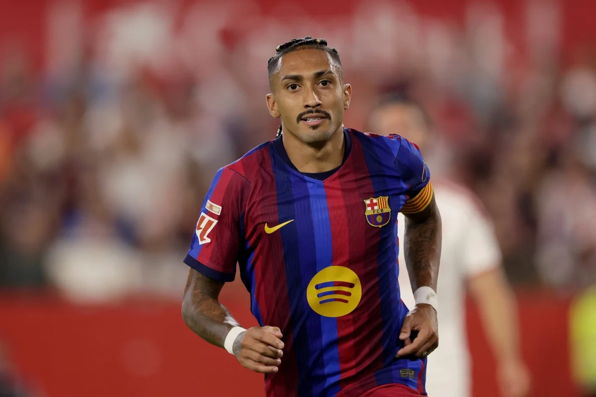 Raphinha, jogador brasileiro do Barcelona