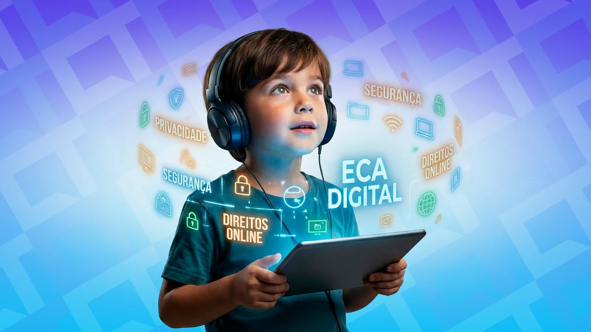 criança usando tablet