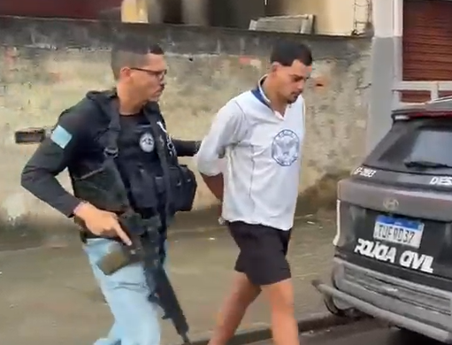 Criminoso condenado por tráfico e associação é preso em comunidade de Belford Roxo (RJ)