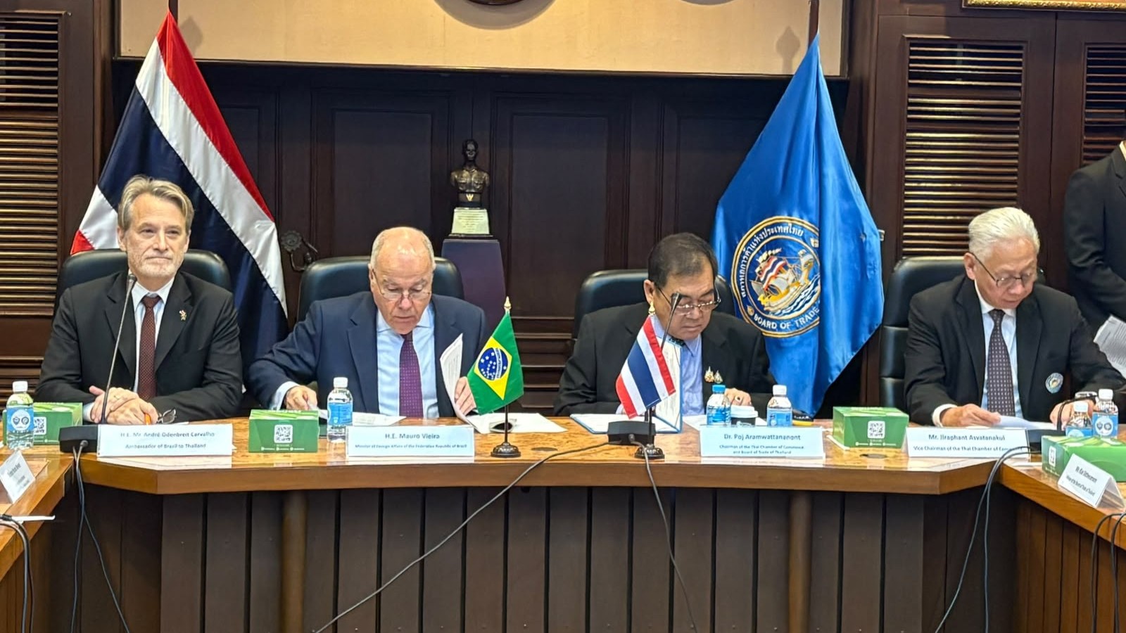 Mauro Vieira recoloca Tailândia na agenda do Brasil sete anos após última visita diplomática