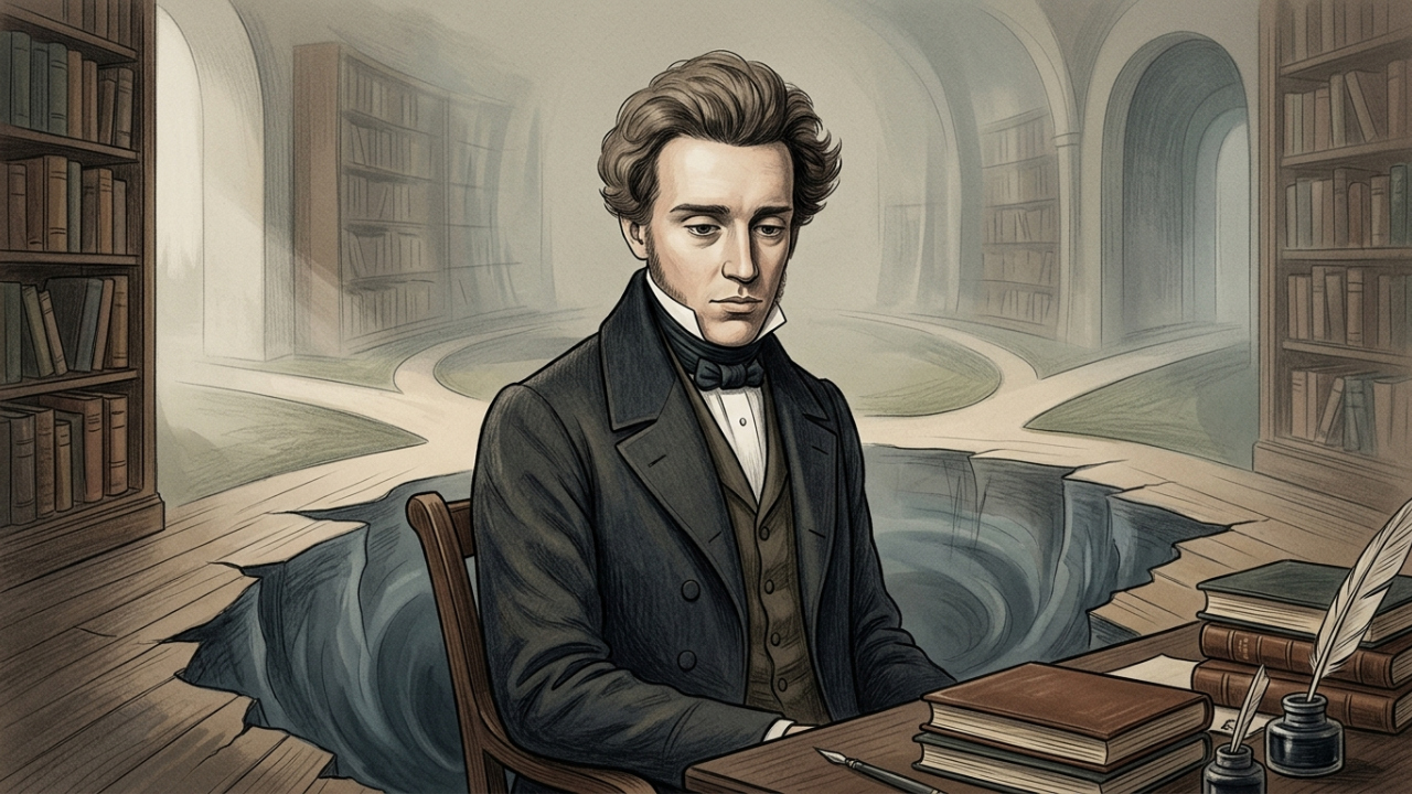 Søren Kierkegaard, “A ansiedade é a vertigem da liberdade”, por que poder escolher também significa conviver com tudo aquilo que poderíamos ter escolhido