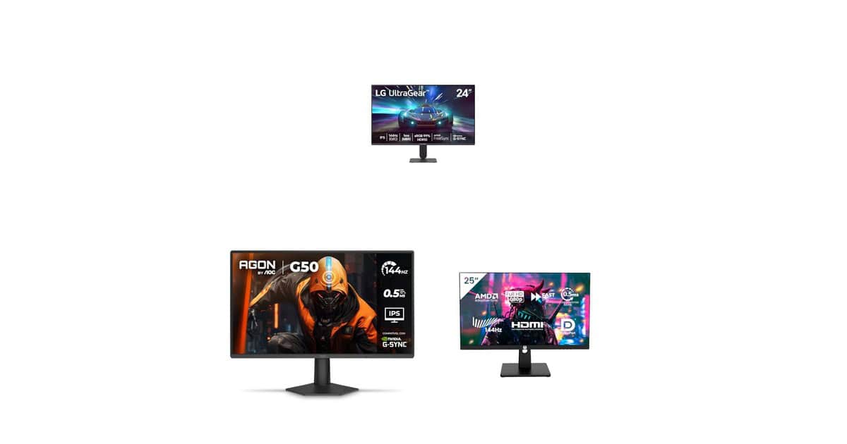 Monte seu setup com estilo: seleção de monitores gamer em promoção na Amazon