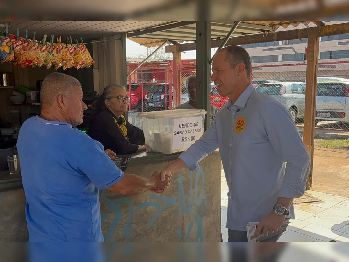Em campanha, Cappelli defende metrô e BRT para o Recanto das Emas