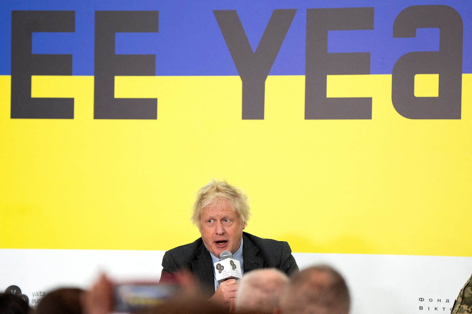 Declaração ocorre após drone russo atingir linha ferroviária utilizada minutos antes por Boris Johnson Ritzau Scanpix/Bo Amstrup via Reuters - 24.02.2025
