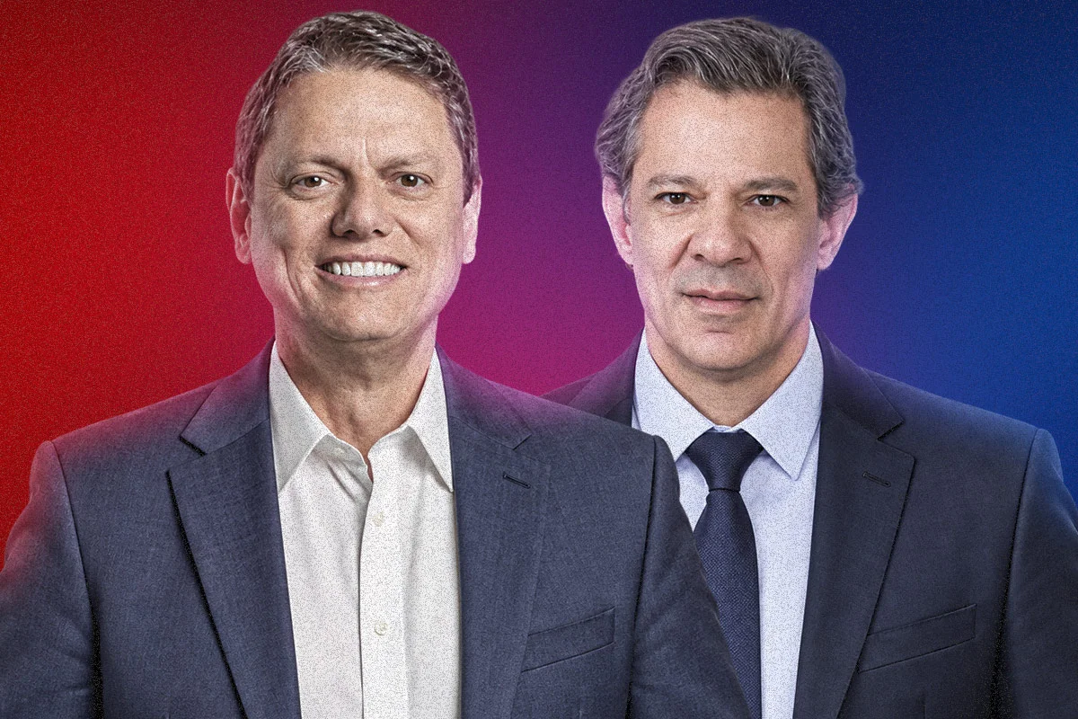 Tarcísio x Haddad, candidatos ao governo de SP