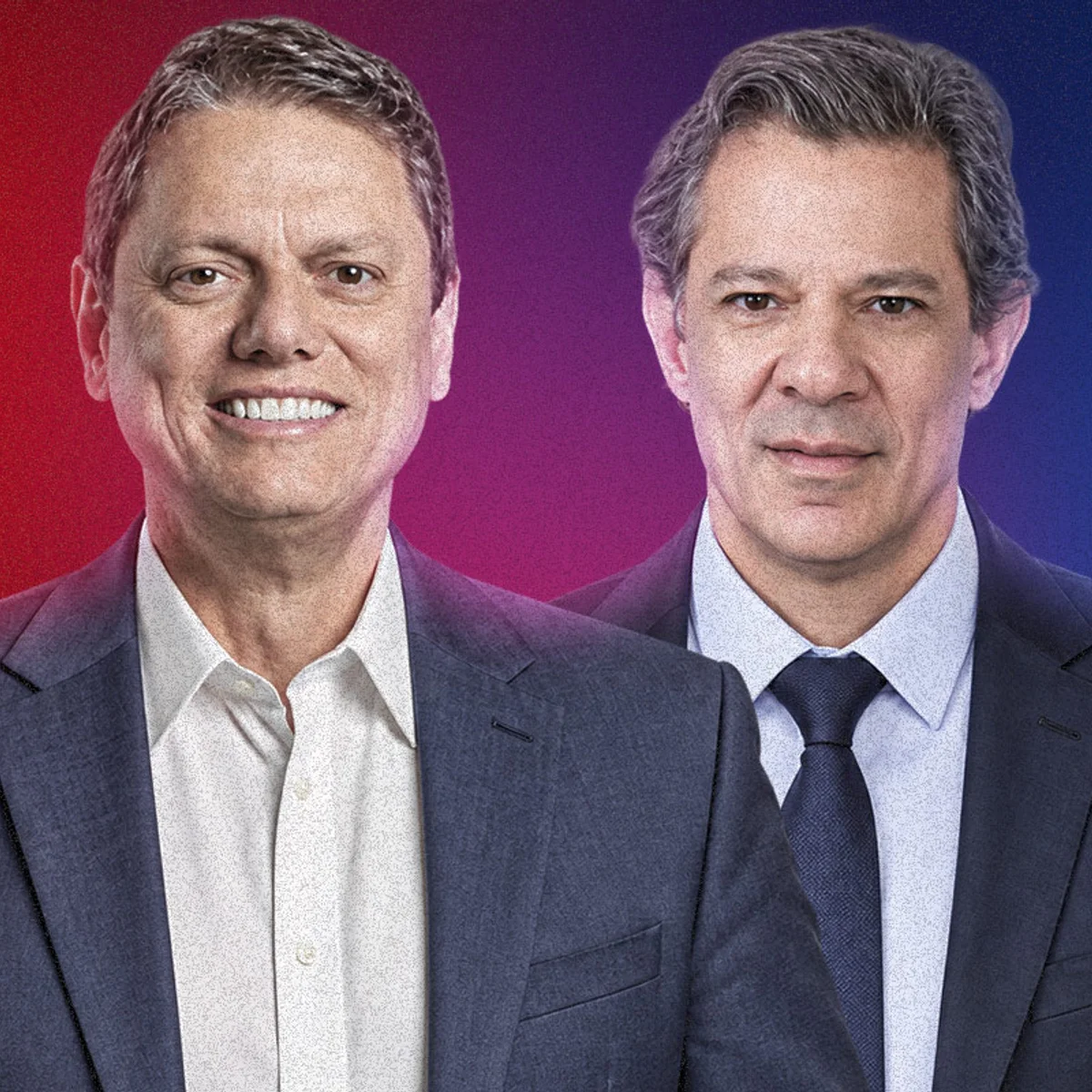 Quaest em SP: com 44%,Tarcísio mantém liderança sobre Haddad no 1º turno