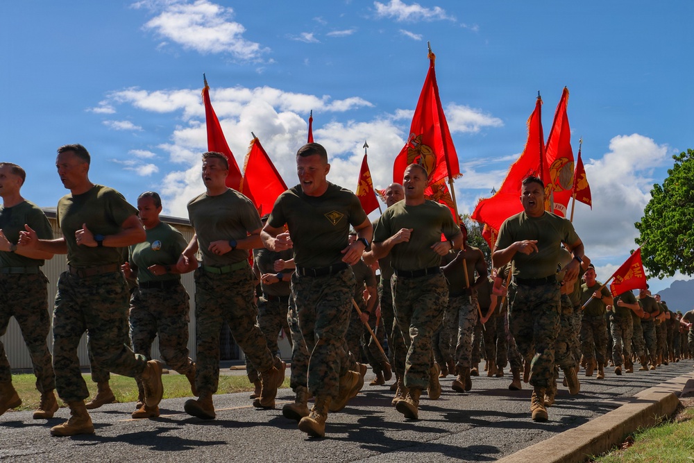 Imagem relacionada à notícia: MAG- 24 Fuzileiros Executados 250 Milhas para o aniversário do corpo de marines