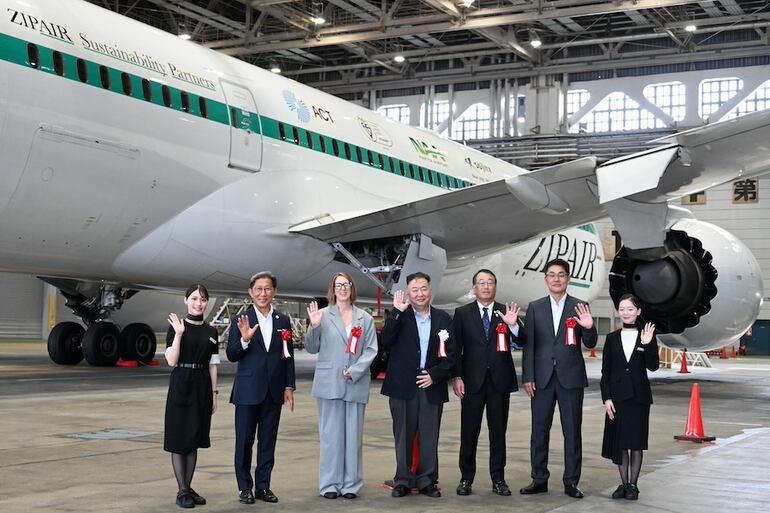 Aérea japonesa revela pintura especial para promover descarbonização do transporte aéreo