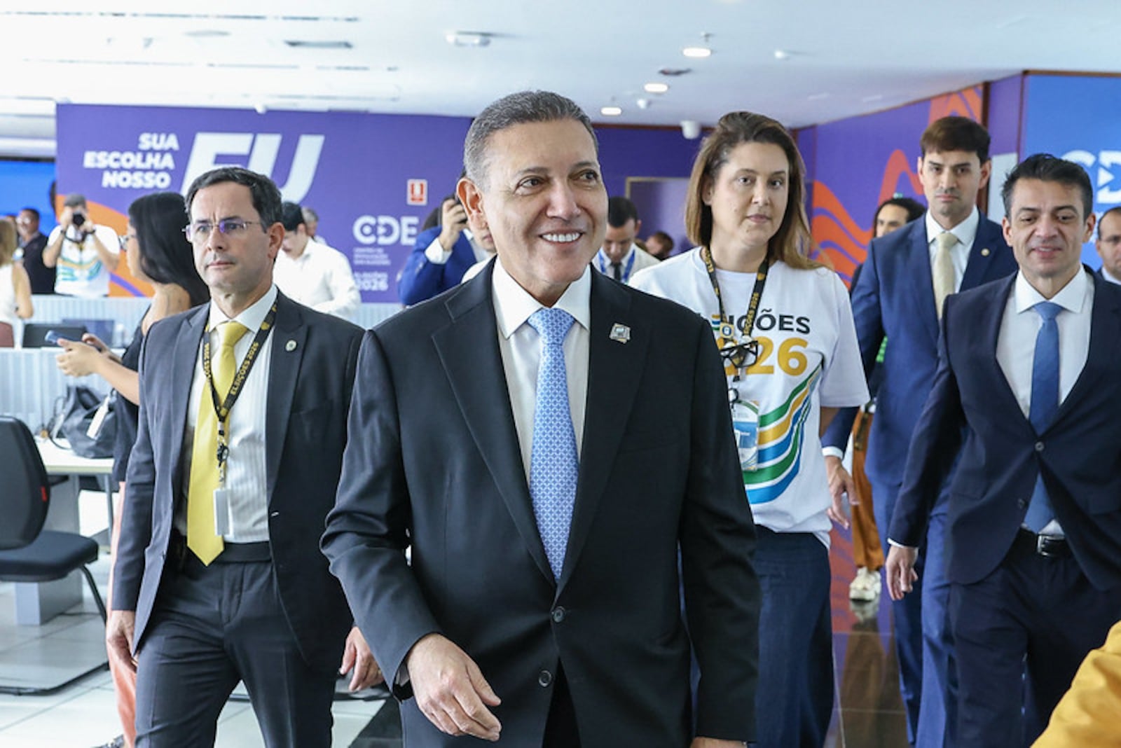 Nunes Marques votou em Brasília após acompanhar abertura de seção Antonio Augusto/TSE
