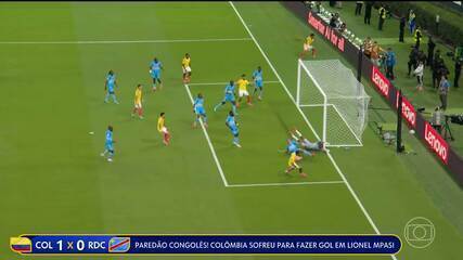 Paredão congolês! Colômbia sofreu para fazer gol em Lionel Mpasi