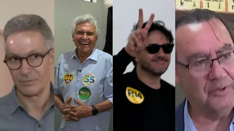 O que Cury, Zema, Renan Santos e Caiado falaram sobre o resultado das eleições
