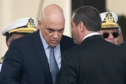 Ministro da Justiça, Alexandre de Moraes, e diretor da PF, Andrei Rodrigues