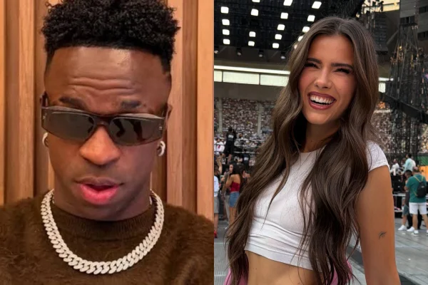 Quem é a mulher flagrada com Vini Jr. após término com Virginia