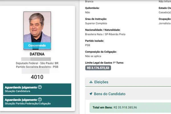 Datena perde eleições a deputado federal por São Paulo; veja eleitos - destaque galeria