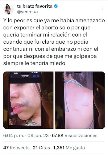Yeri Mua denunció a Naim Darrechi (Twitter/Yerimua)