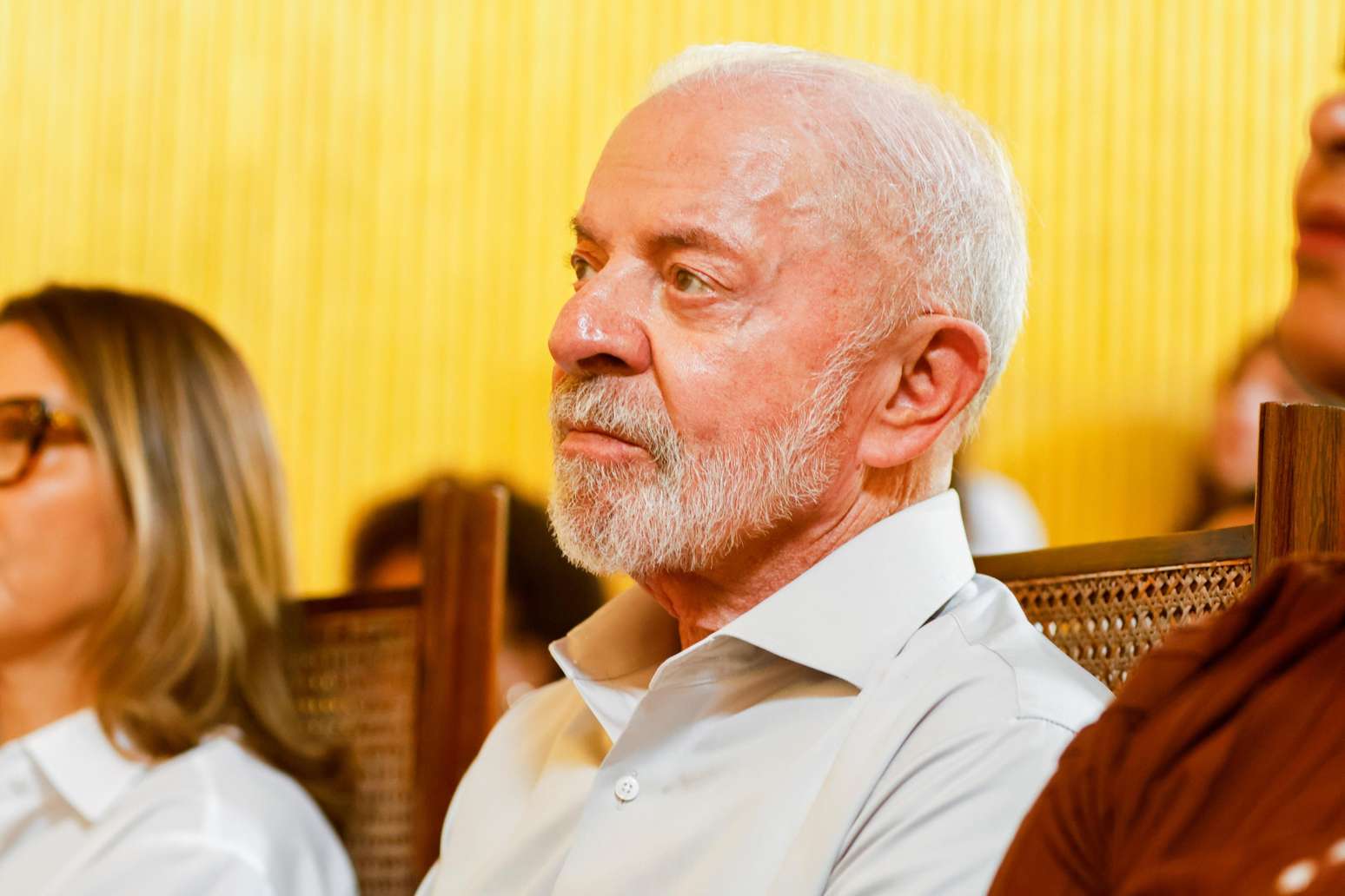 Presidente Lula faz missa no Palácio da Alvorada em homenagem ao dia da Nossa Senhora Aparecida, nesta segunda-feira 12 de outubro.