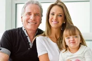 Ticiane Pinheiro, Roberto Justus e Rafaella Justus, em 2013