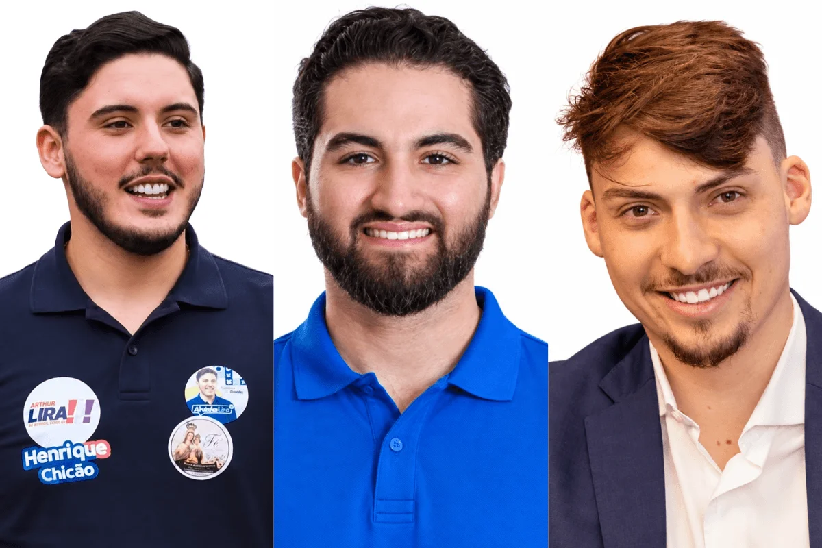 Alvinho Lira, Josimar Júnior e Jair Renan Bolsonaro