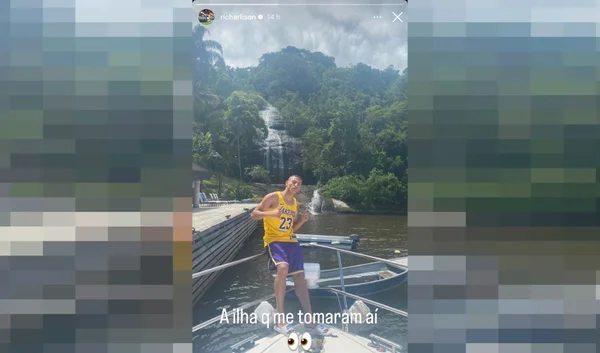 Cunnhado de Richarlison ironiza Flávio Bolsonaro: "Roubou a ilha do bebê"