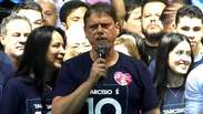 Tarcísio agradece a Bolsonaro e a senadores eleitos em SP após reeleição: 'Tempo da justiça está chegando'