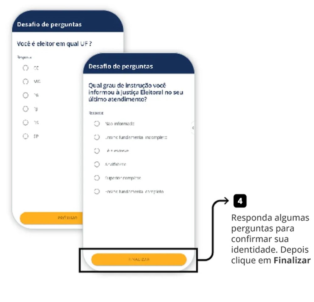 Como baixar o e-Título — Foto: Editoria de Arte