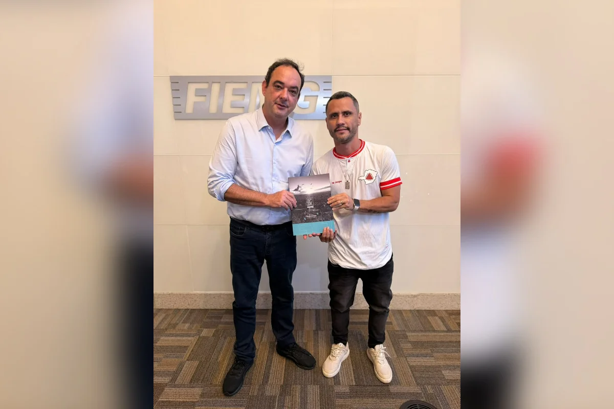 Roscoe e Cleitinho em encontro na Fiemg