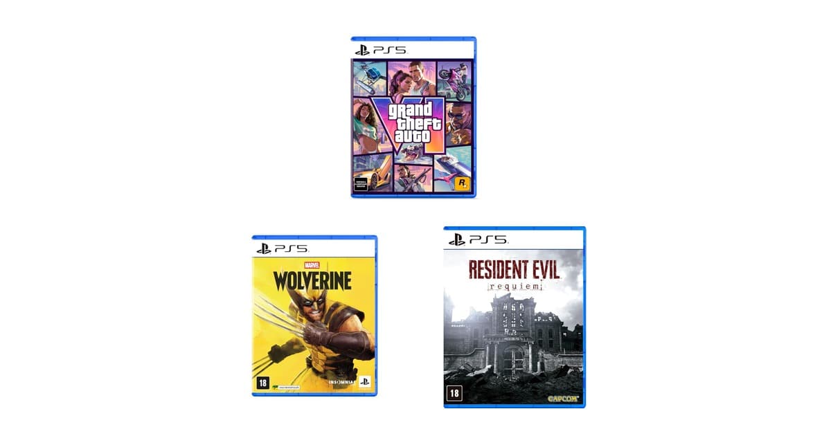 GTA VI, Wolverine e mais: uma seleção imperdível de jogos para PS5 em oferta