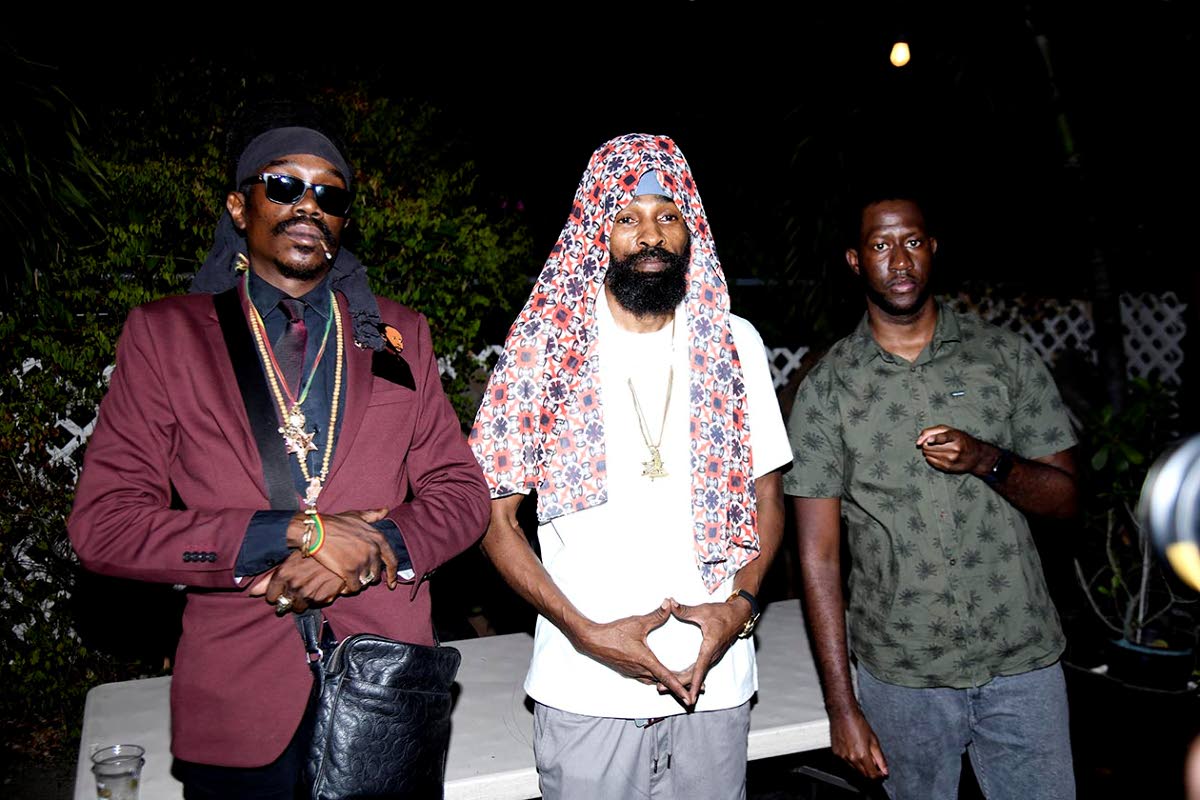 From left: Haile Itrat, Spragga Benz and Jahazeil Myrie.