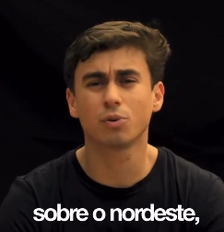 Nikolas Ferreira (PL-MG) em vídeo sobre o Nordeste publicado dias antes do segundo turno Foto: Reprodução/Instagram
