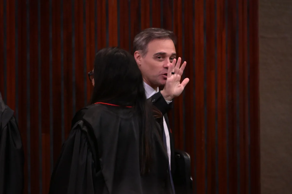 Ministro Andre Mendonca durante sessão no Tribunal Superior Eleitoral TSE Metropoles 7