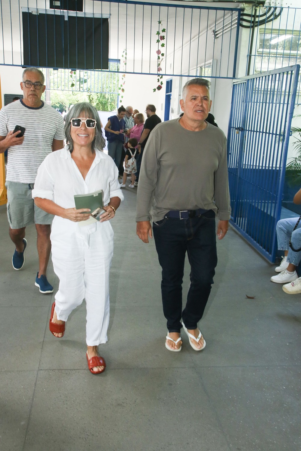 Gloria Pires e Orlando Morais — Foto: André Moreira/ Brazil News
