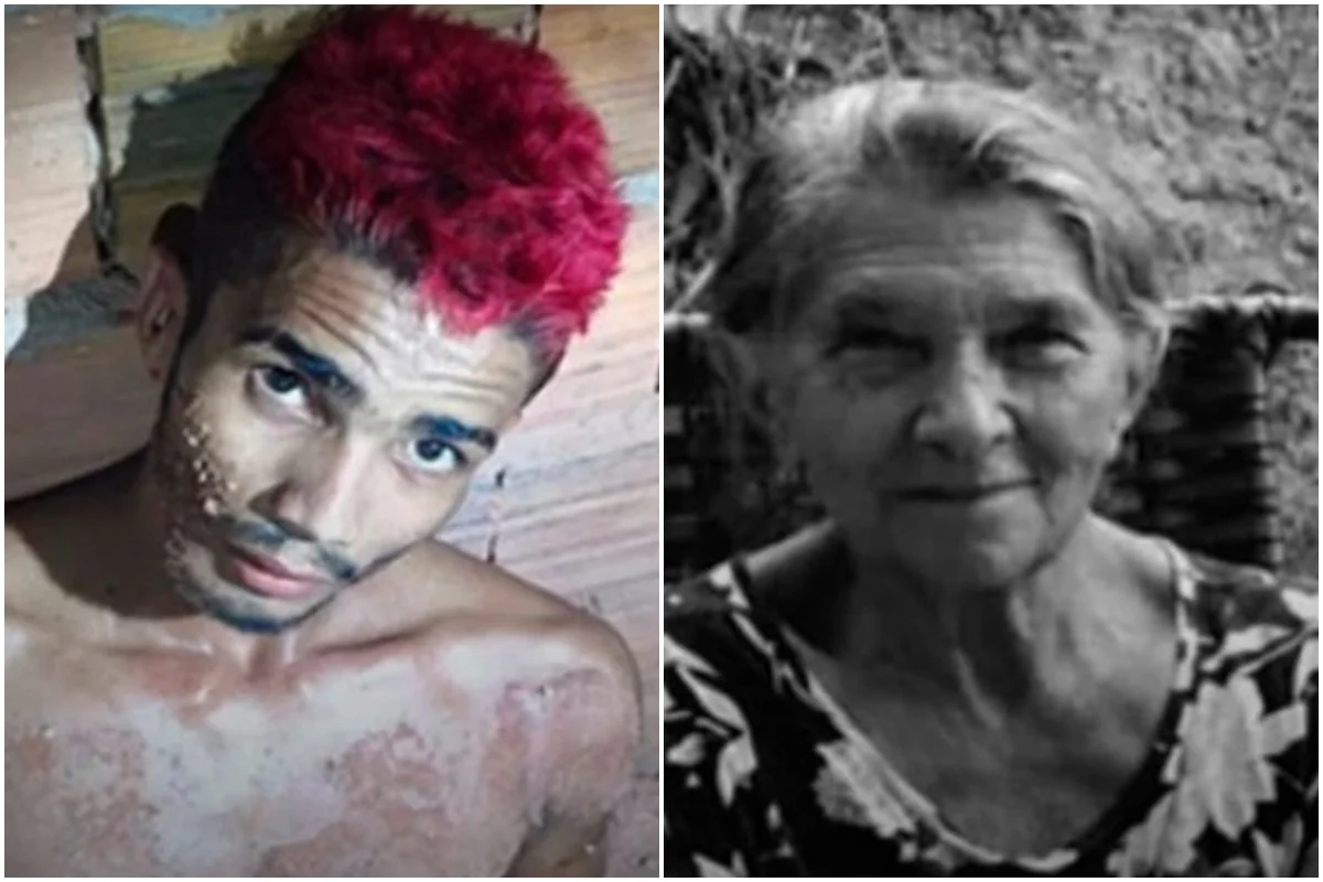 Neto mata avó com cacos de garrafa de vidro e é preso por feminicídio