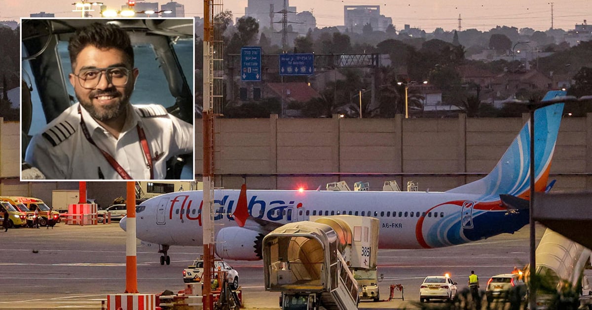 O piloto da Flydubai, Smit Machchhar, foi aclamado como herói por evitar um desastre no voo para Israel.